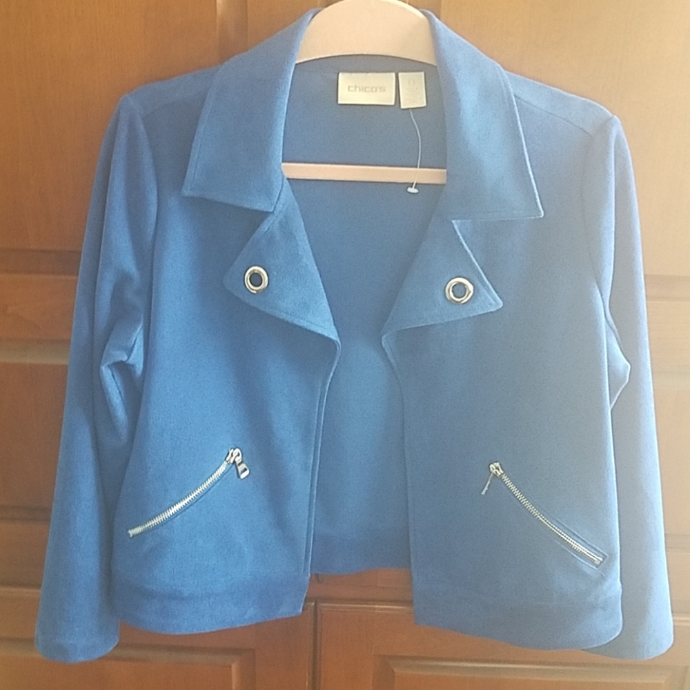 Chico's blue blazer